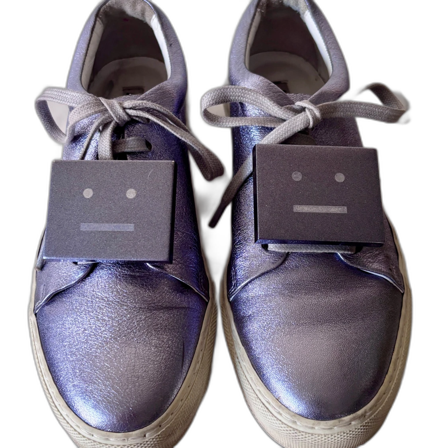 Metallic Adriana sneakers från Acne Studios