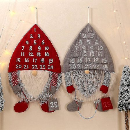 God Jul Kalender Dekorationer Adventskalender Nedräkning -a H