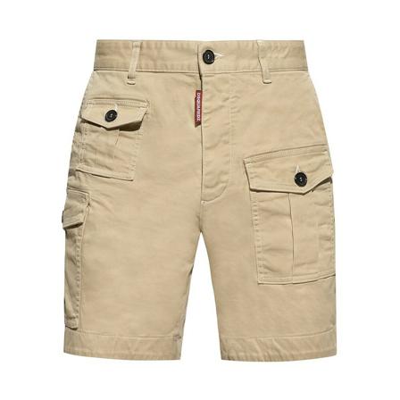 Dsquared2 Short Korte Broek , Beige , Heren , Maat: L