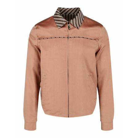 Bottega Veneta Leather Jakke Pink, Herre, Størrelse: M