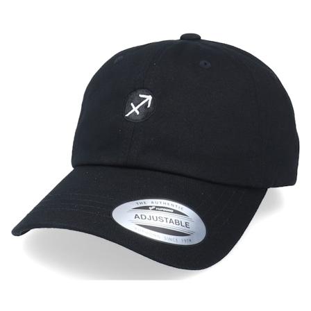 Astrology - Svart unconstructed Caps - Sagittarius Sodiac Sign Black Dad Cap @ Hatstore