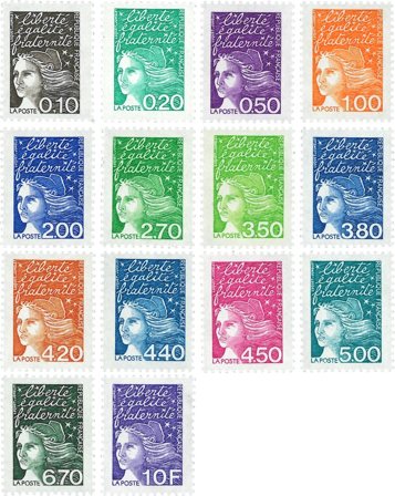 Frankrig 1997 - YT 3086-3099 - Postfrisk