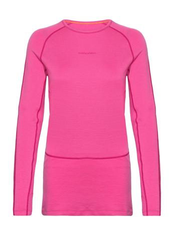 W Z Knit 260 Ls Crewe Base Layer Tops Rosa Icebreaker*Betinget Tilbud