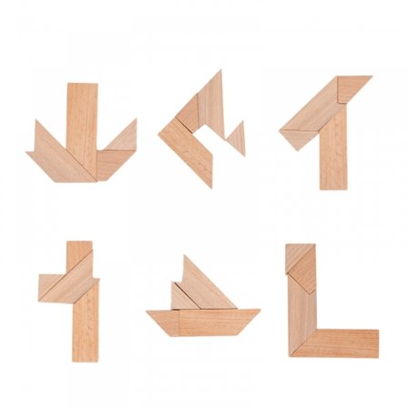 Tangram-puslespil til voksne - Teenagere - Deluxe japansk farvekridt P