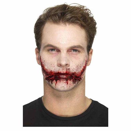 Latex-illusion Blodigt Smil med Sting