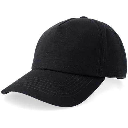 Equip - Schwarz Adjustable Cap - Black Canvas Low Profile Golfer A-Frame Adjustable @ Hatstore