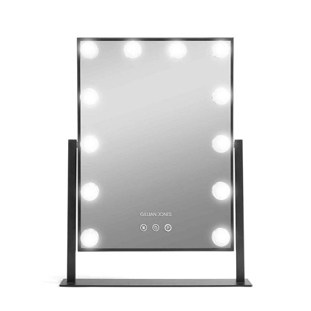 Gillian Jones LED Makeup Artist Spejl med Touch Sort, Tøj & Bolig, Tilbehør, Makeupspejle
