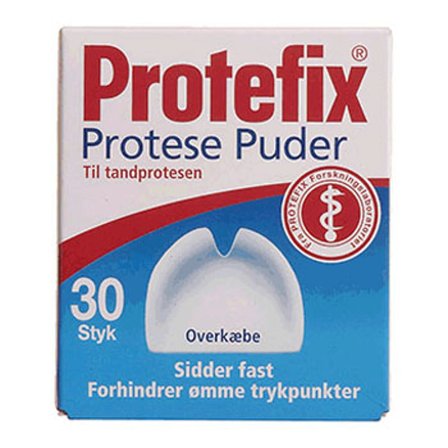 Protefix Protefix protese puder over 30 stk., Medicin & Pleje, Mund & Tandpleje, Tandproteseprodukter