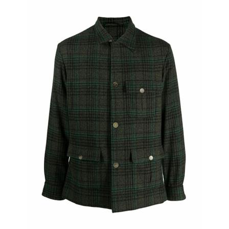 Finamore Tweed Jakke Grøn, Herre