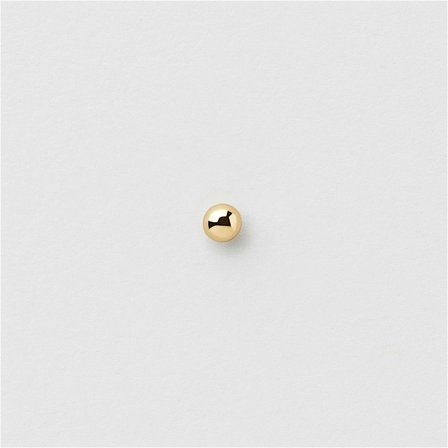 Ball Piercing (S) - 18K VERGOLDETES STERLINGSILBER