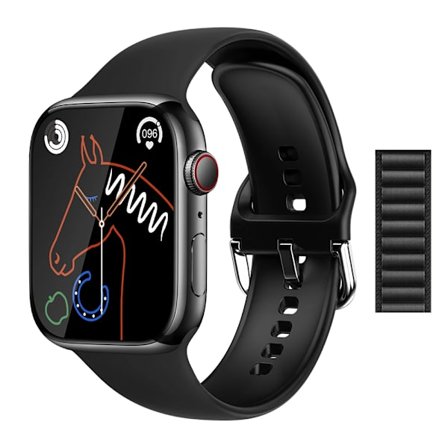 NY Smartwatch Serie 8 HD-skärm Sport Puls Blodtryck Fitness Tracker Bluetooth Samtal Män Kvinnor Smartwatch för Apple