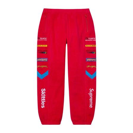 Supreme, Cropped Trousers Rood, Heren, Maat:M