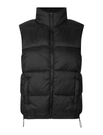 Vest Vests Padded Vests Svart Barbara Kristoffersen By Rosemunde