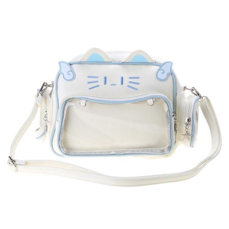 Mini-ryggsekker for kvinner, estetisk messenger-veske, søt skulderveske for jenter, japansk stil Ita-veske, avslappet crossbody-veske for kvinner