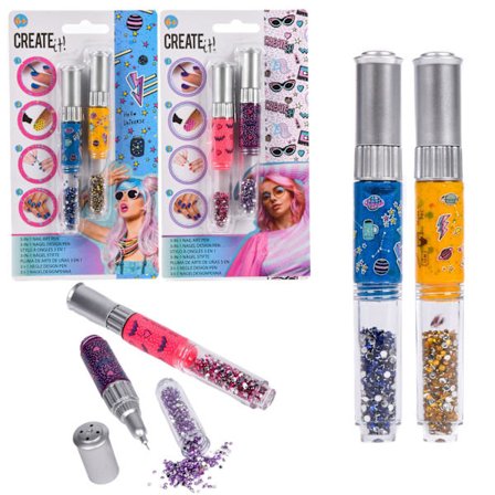 Nail Art Pen - Rhinestones & lim