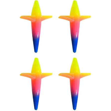Suolaveden vieheet Lintumuodossa Sateenkaari Jig Trolling Lintujen Vieheet (värikäs 4kpl)