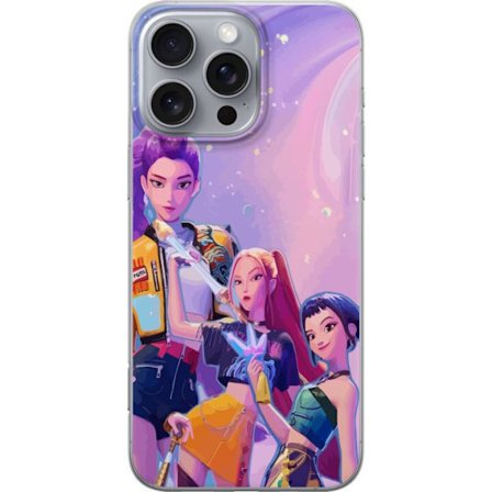 Kompatibelt Mobildeksel til Apple iPhone 16 Pro Max Futuristiske popdamer i neonfarger med magiske detaljer mot en drømmeaktig galaksebakgrunn