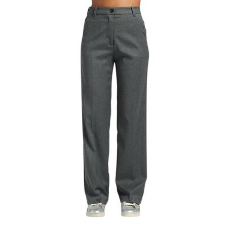 Semicouture, Wide Trousers Grijs, Dames, Maat:XS
