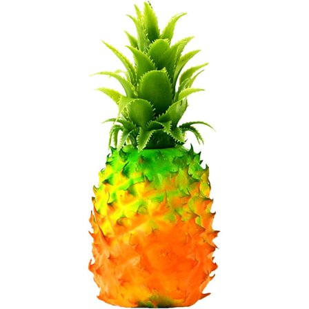 Kunstig ananas, plastsimuleret frugt, kunstig frugt ananas, ananas ornament dekoration, kunstig frugt grøntsag dekoration, til vinduesudstilling/