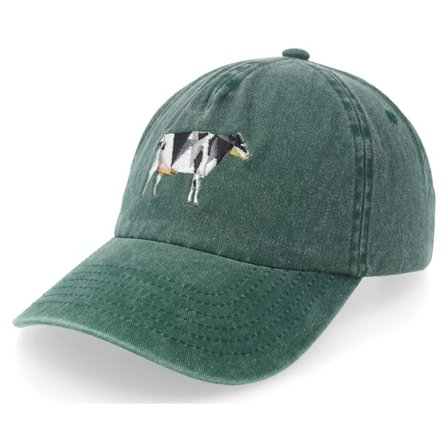 Origami - Verde unconstructed Boné - Origami Cow Vintage Washed Bottle Green Dad Cap @ Hatstore