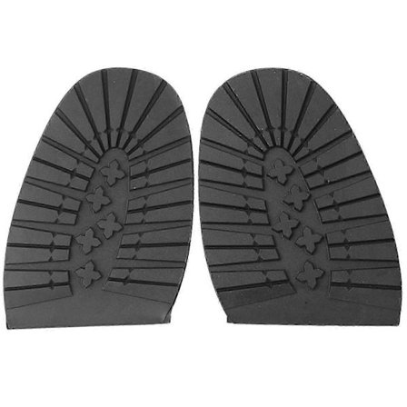 Støvler Sko Anti-Slip Forreste Hæl Såler Gummi Lydløse Såler Sko Reparationstilbehør (Forreste Såler)