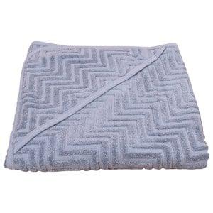 Filibabba Powder Blue Zig Zag Hooded Towel One Size - Textile - One size - Blue
