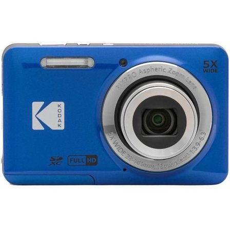 Kodak Pixpro FZ55 Friendly Zoom Digital Camera 16 Mill. pixel optisk zoom: 5 x blå Full HD-video, HDR-video