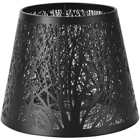 Velegnet til holdbare lampeskærme - nem at installere og giver blødt lys - elegant metalskærm