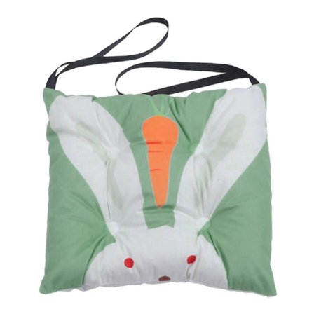 Tegneserie Tyk Sæde Stol Pude Gulvtæppe Puder Puder Med Bånd