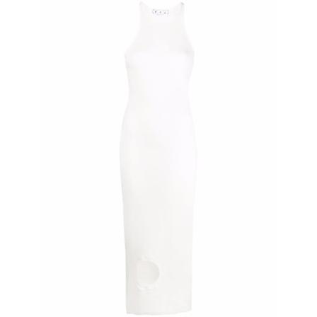 Off White, Maxi Dresses Wit, Dames, Maat:S
