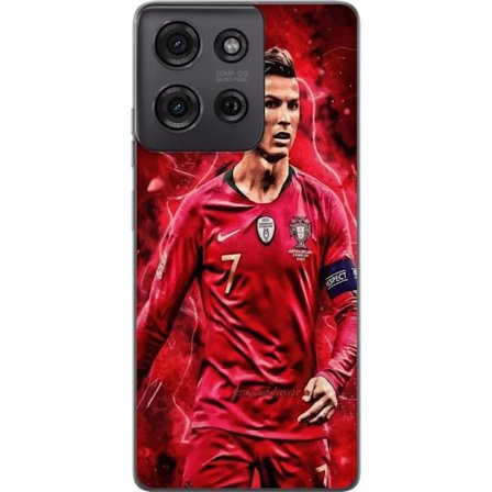 Kompatibel Mobilcover til Motorola Motorola Moto G75 Ronaldo Færdigheder - CR7 Design for Ægte Fans