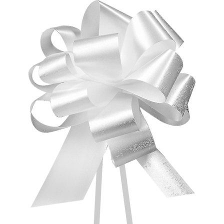 2024 Pakke med 60 selvopptrekkende hvite bryllupsbånd