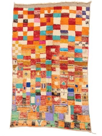 Håndknyttet Berber Moroccan - Mid Atlas 165X271 Uldtæppe Rød/Orange