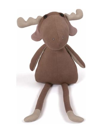 Teddy - Milo The Moose Brownie Toys Soft Toys Stuffed Animals Ruskea Filibabba