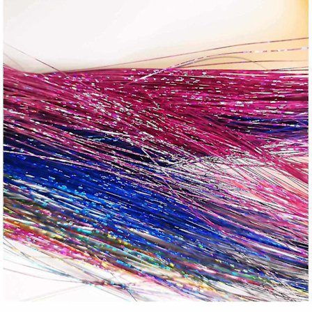 Hår Tinsel Kit Strands Med Værktøj 47inch 12 Farver Strands Fairy Hair Tinsel Kit Hår Ext
