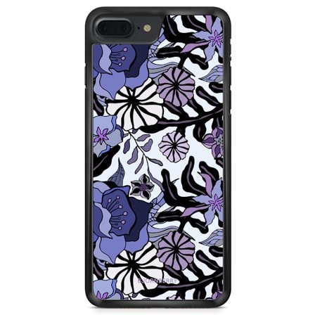 Bjornberry Skal iPhone 8 Plus - Lila Blommor