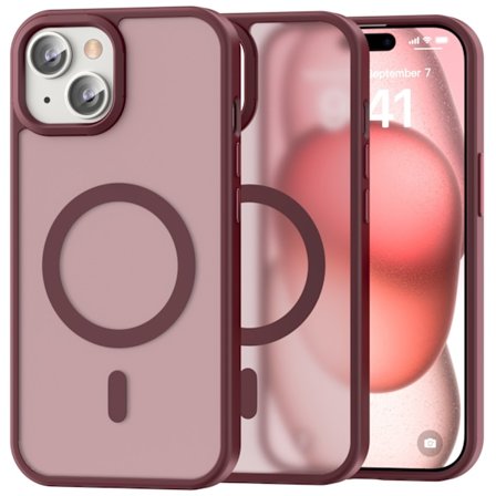 ColorPop iPhone 15 Skal CH MagSafe Matt Röd