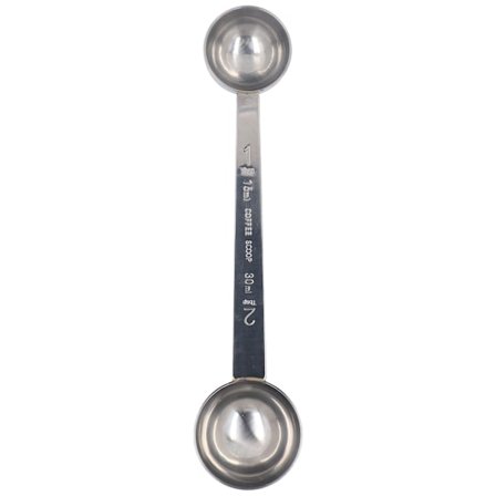15ML 30ML Måleske med dobbelt hoved Rustfrit stål Scoop med skalaer Hjemmekøkkentilbehør