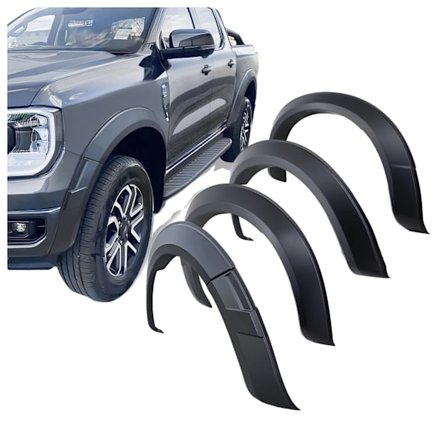 Fender Flares, Matt Svart Finish, Enkel Installation,Skärmbreddare