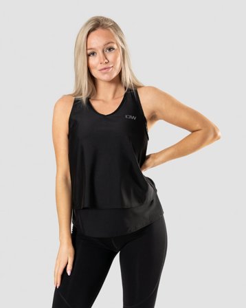 Maternity Nursing Tank Top Black