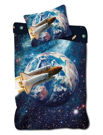 BrandMac Bed Linen Nb 2414 - 140X200, 60X63 Cm - Navy - 140X200.60X63CM