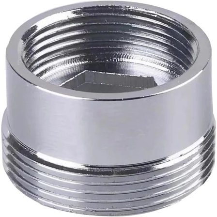 Haneadapter, Hun M18 til Han M22 Hanebobleradapter, Egnet til Luftblander til Tilslutning til Køkkenhane, (M18-M22),ta