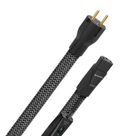 AudioQuest Blizzard Nätkabel - Svart