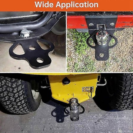 3-veis tilhengerfesteadapter med bolt kompatibel med ATV-gressklipper