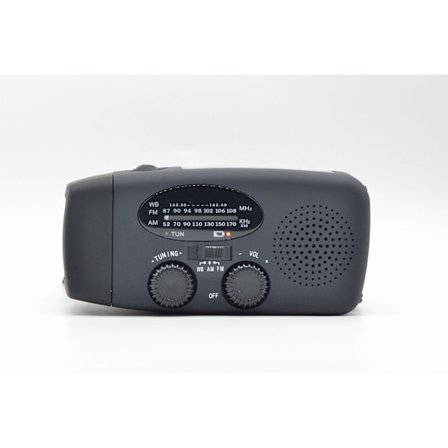 Emergency Solar Weather Radio Håndsving Radio Med Led Lommelygte,Solenergi til camping, nødsituation