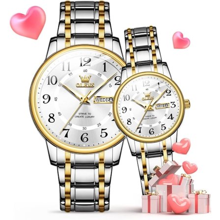 ure til mænd og kvinder Unisex parur sæt til ham og hende Valentinsdagsgave