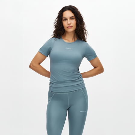 T-shirts Röhnisch Jacquard T‐shirt Blå - Bodyman.dk