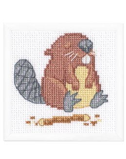 Broderikit Billede "Beaver" - RTO