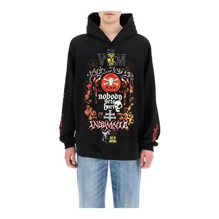 Vetements, Hoodie Zwart, Heren, Maat:S,Katoen