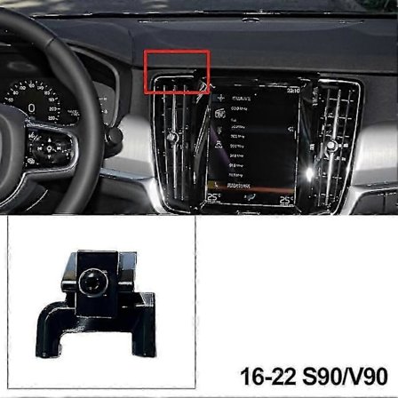 Autopuhelinteline Volvo XC40 XC60 S90 V90 S60 V60 2018-2022 kojelautateline malleille 16-22 S90 V90